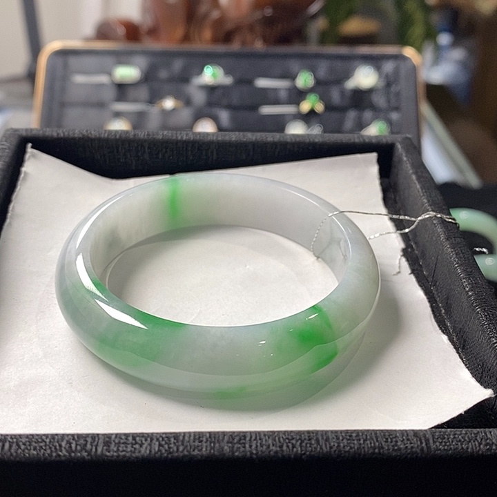 翡翠未镶嵌手镯翡翠玉镯0015