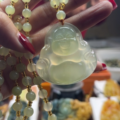 岫玉挂件未镶嵌挂件