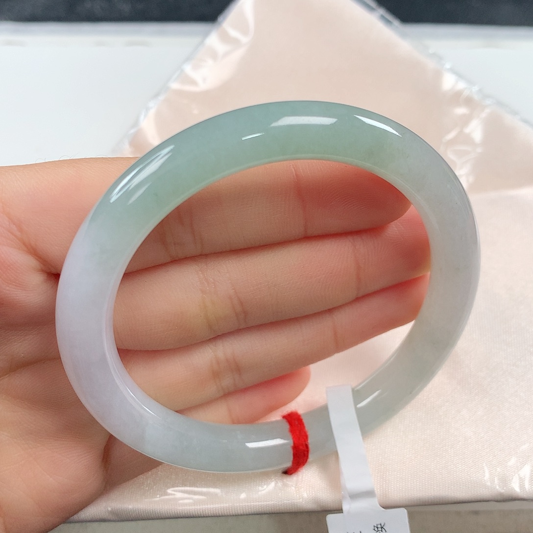 翡翠手镯未镶嵌 圆条①⑤④