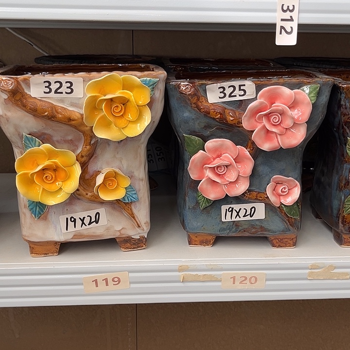 粗陶材质多肉花盆