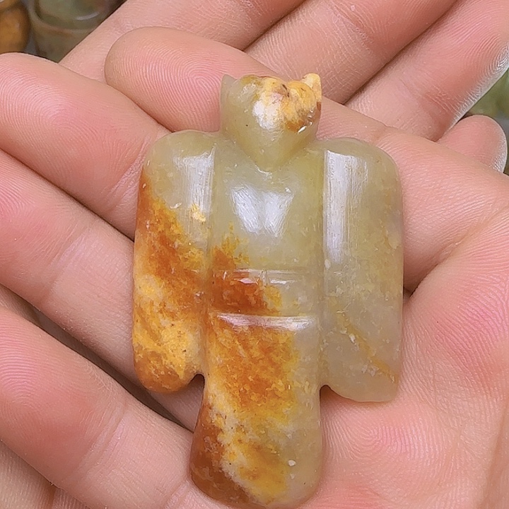 和田玉吊坠(不含链)未镶嵌