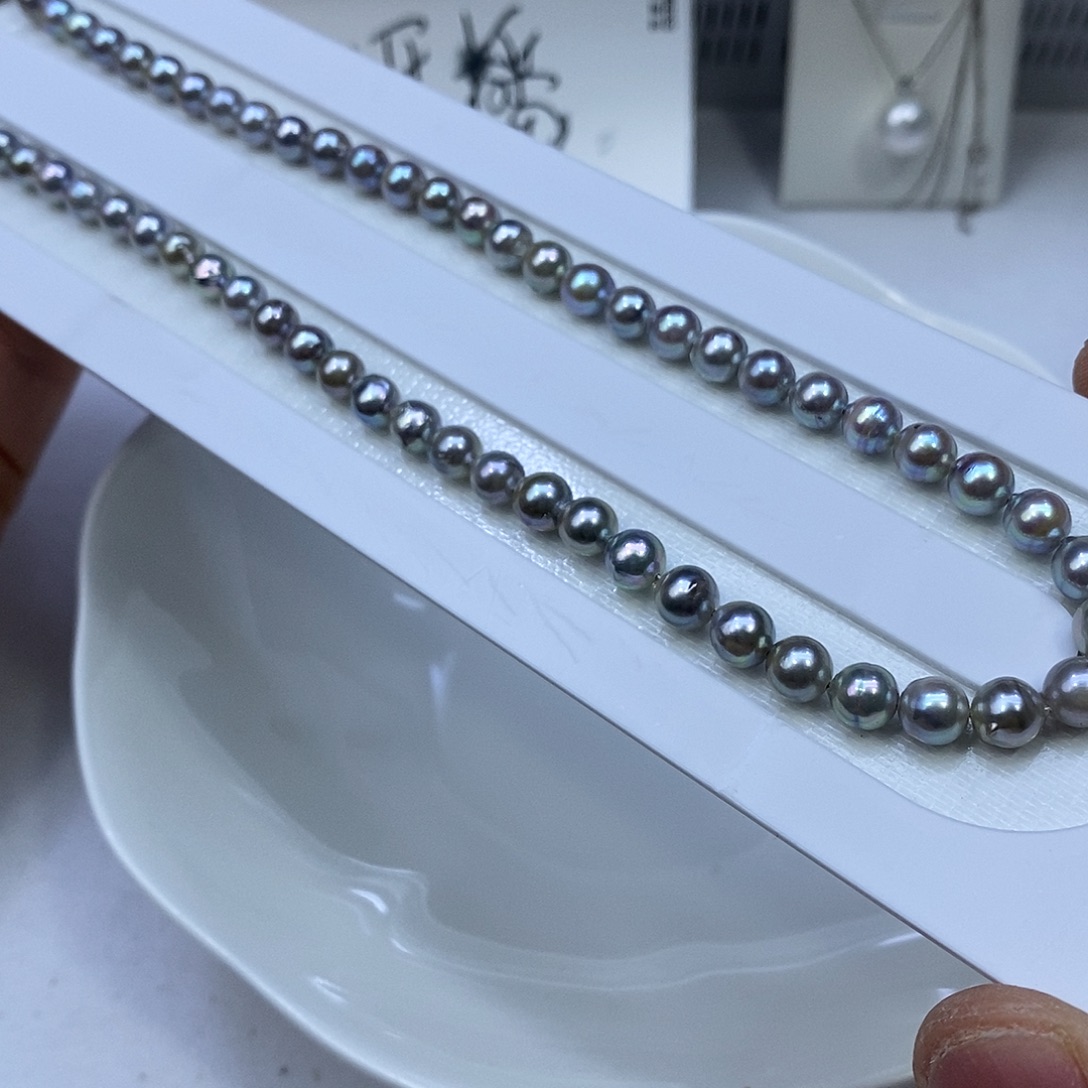 银S925镶嵌海水珍珠颈饰