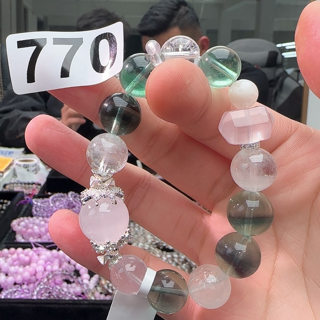 水晶手链未镶嵌770萤石