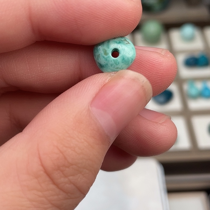 绿松石未镶嵌吊坠