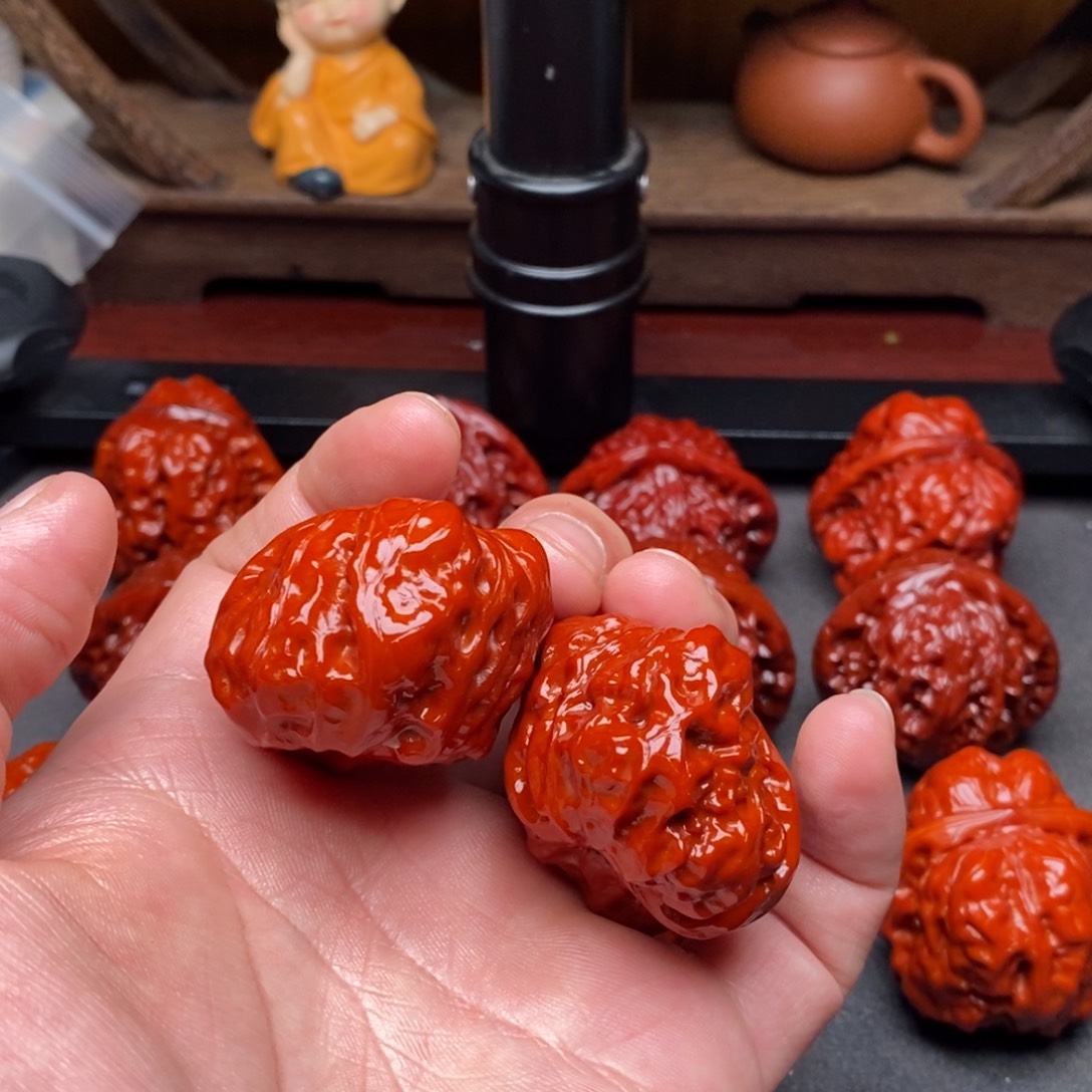 吊坠文玩核桃蛤蟆头一帆风顺