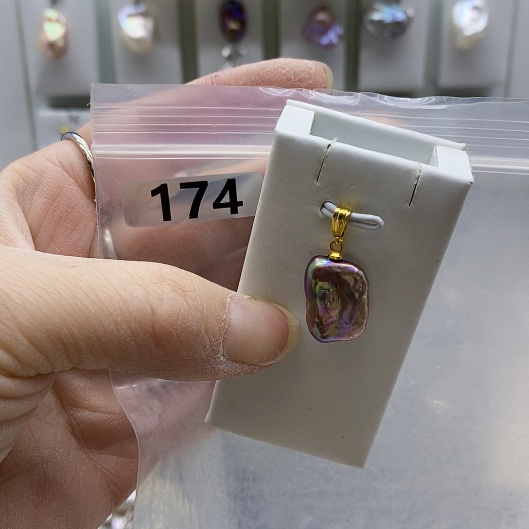 颈饰合金淡水珍珠