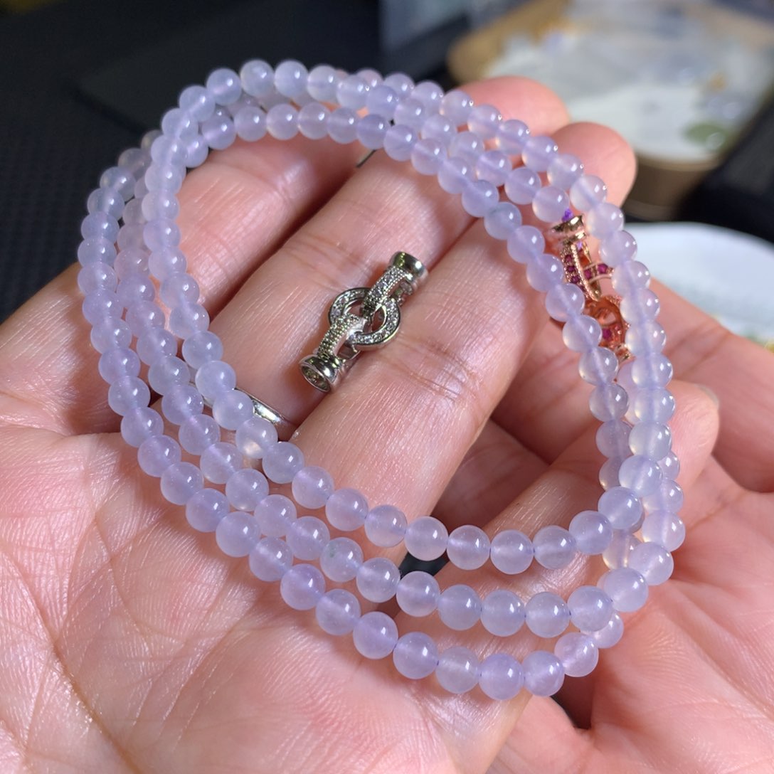 未镶嵌手链翡翠翡翠项链卡4.5