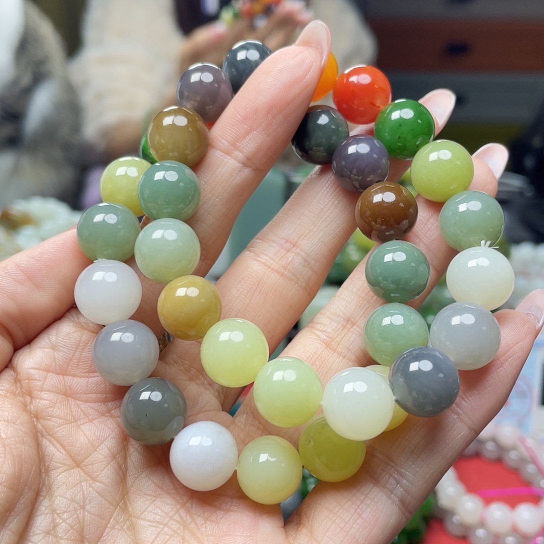 未镶嵌手链和田玉拍一发一，多样性发货