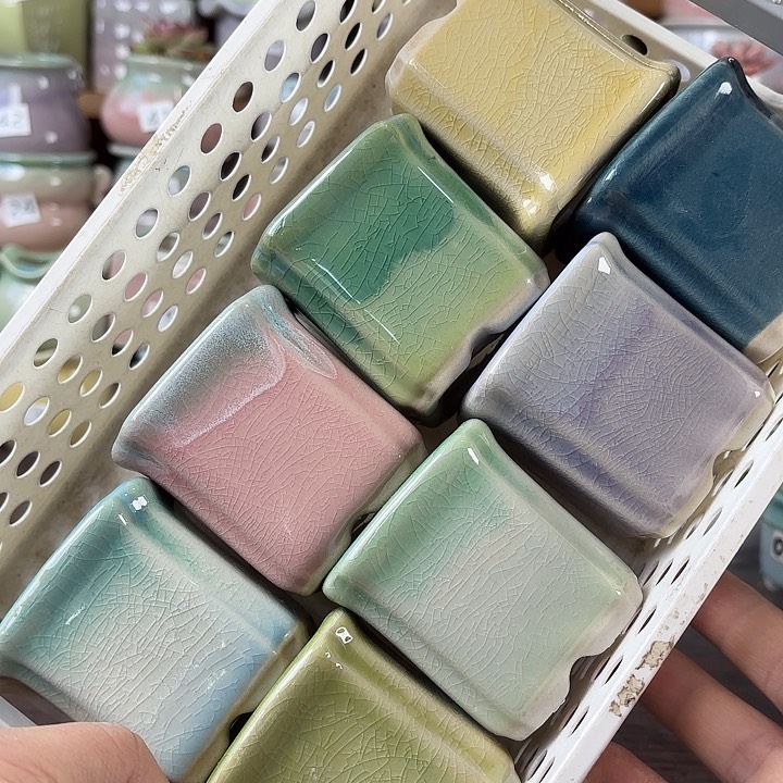 红陶量货/口高深浅搭配发6个