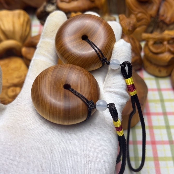 柏木（崖柏）陈化老料手串把件 