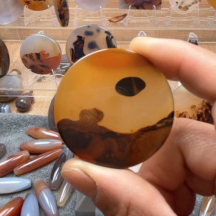 玛瑙/玉髓吊坠(不含链)未镶嵌