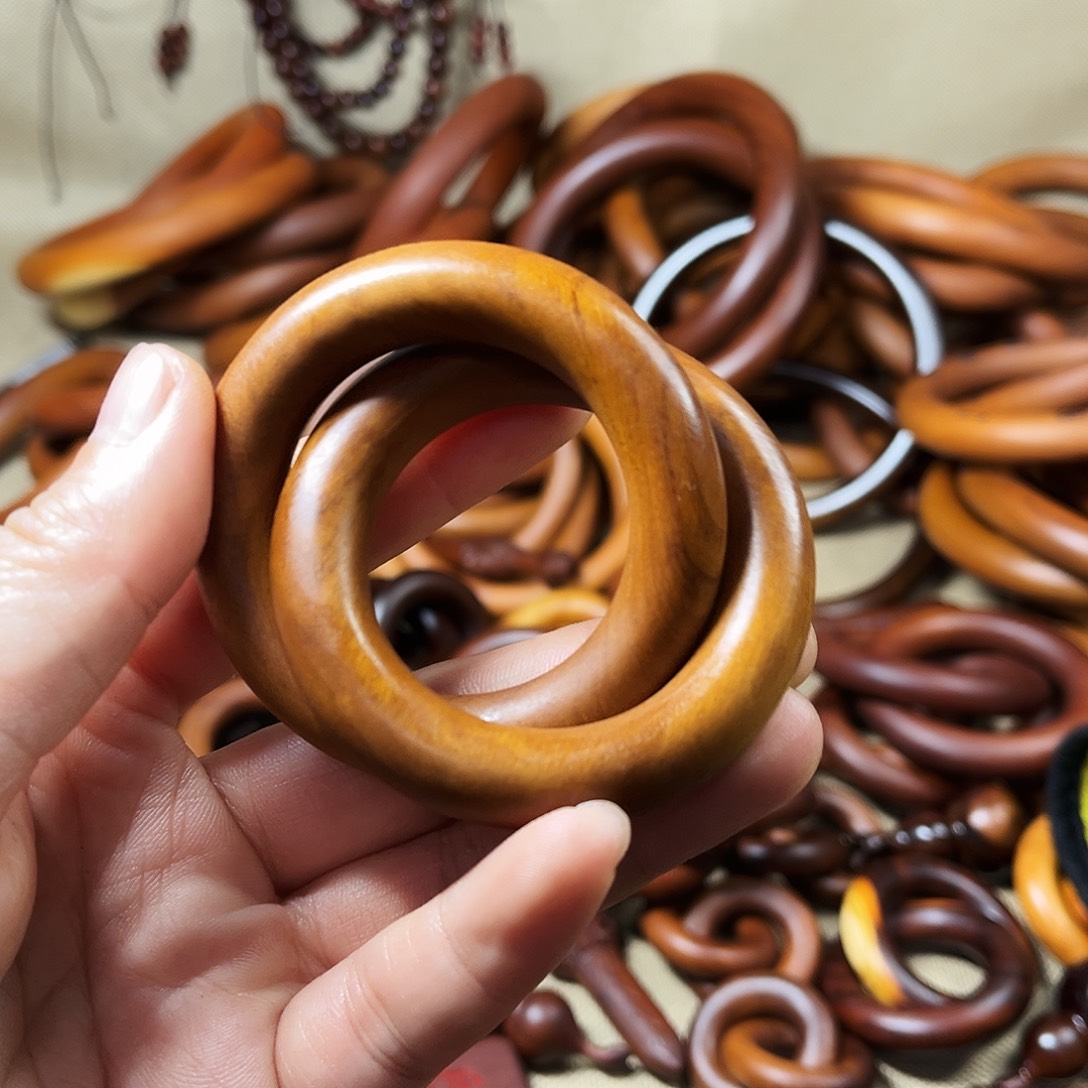 硅胶非金属枣木40圈口一物一拍