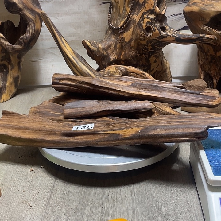 情***士木直播间木质摆件