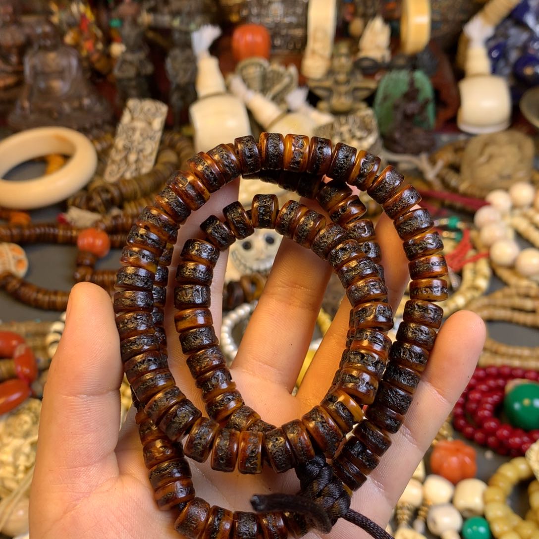 星月菩提吊坠喜马拉雅艺术品