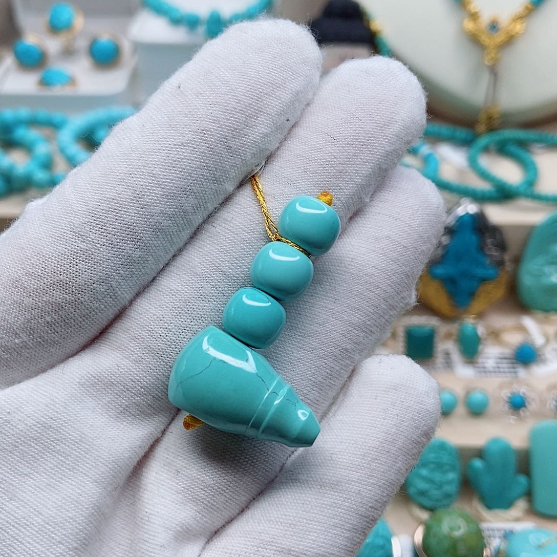 绿松石珠宝奇石未镶嵌