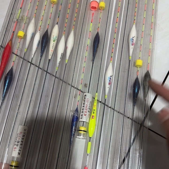 随机发4只浮漂每单都有一个变色龙