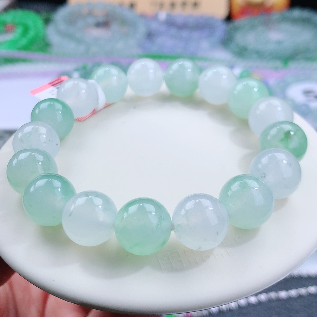 翡翠手链未镶嵌卡11.7