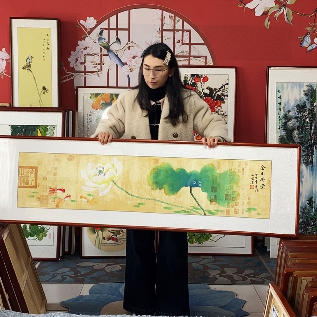 国画手写手绘47✖️162国画作品