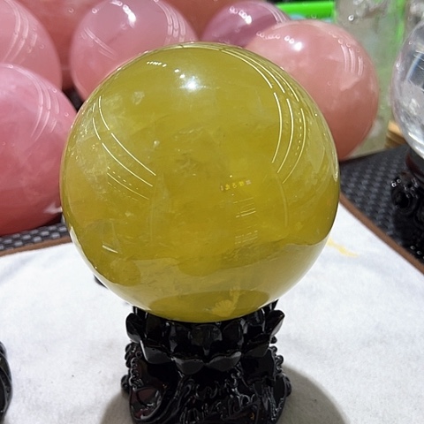 水晶水晶球摆件未镶嵌