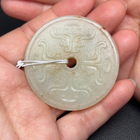 和田玉挂件未镶嵌F***8