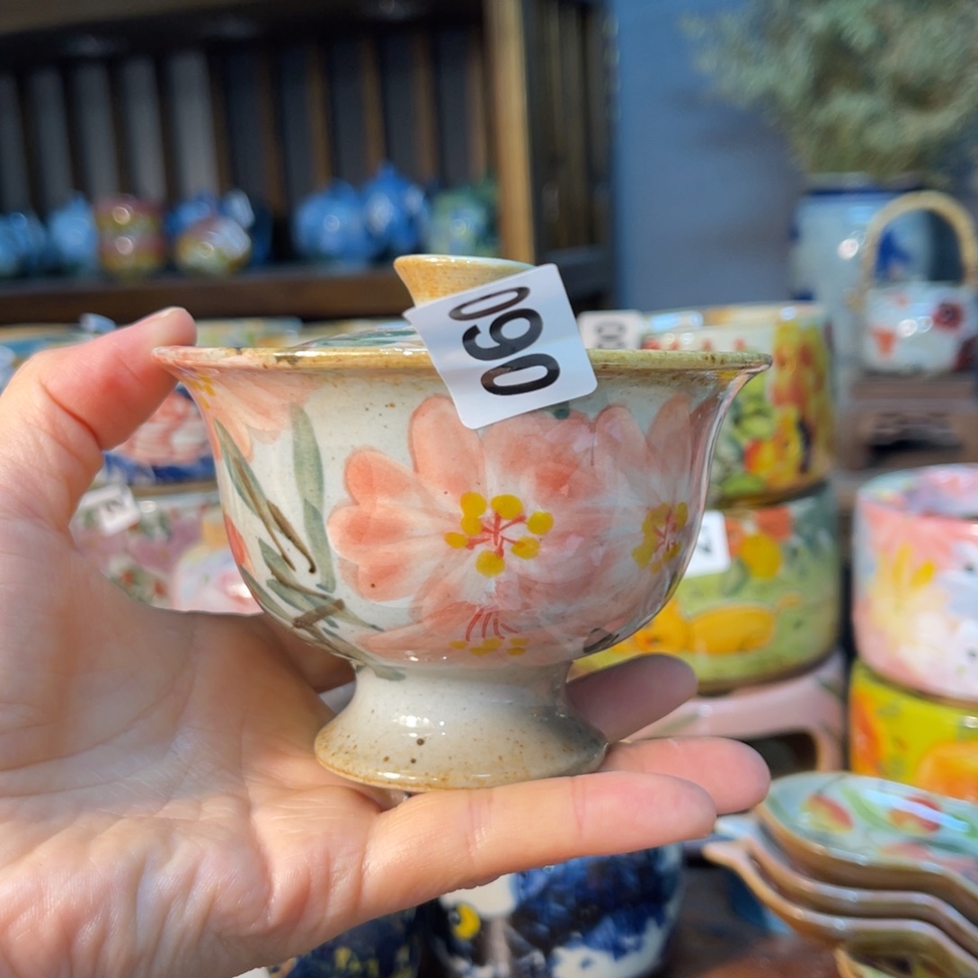 杯素浅陶瓷手工手绘