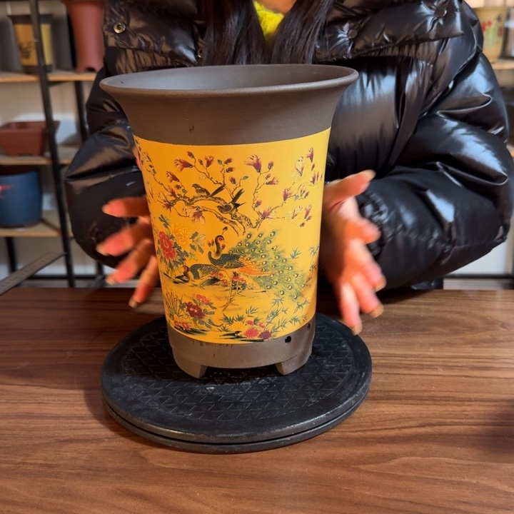 紫砂紫砂花盆破损补发