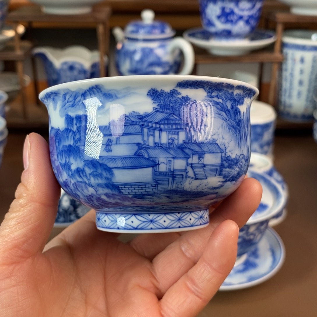 杯景德镇陶瓷手工手绘