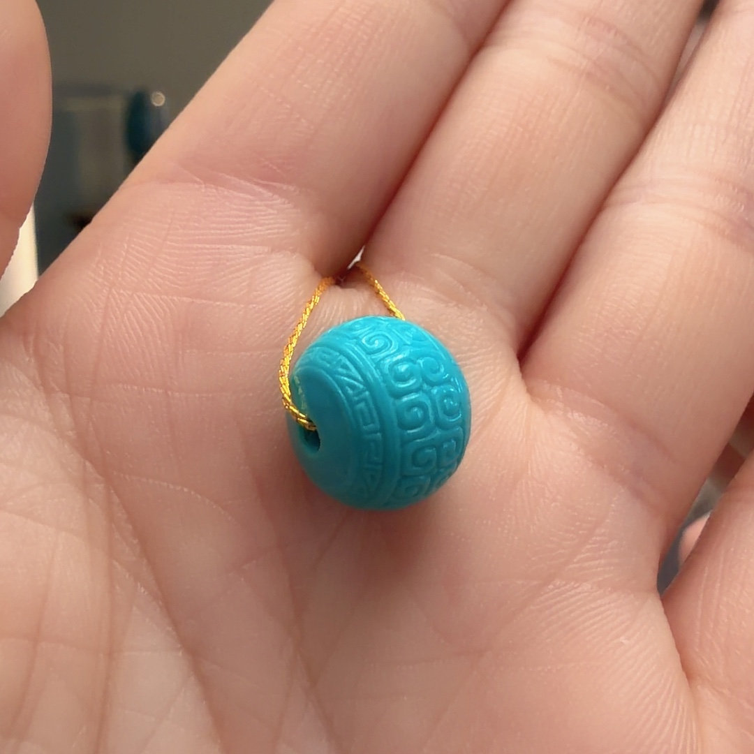 绿松石未镶嵌颈饰