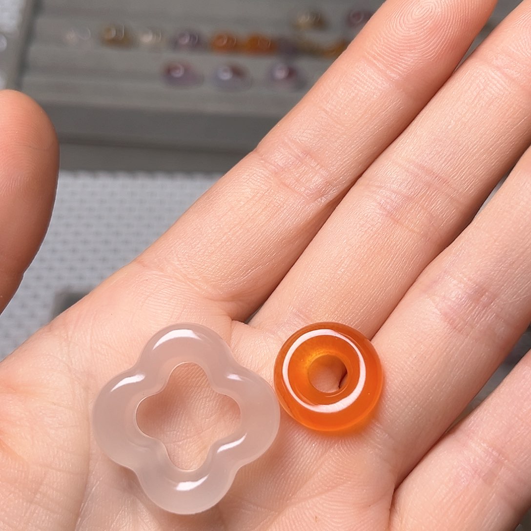 玛瑙/玉髓颈饰合金一****深