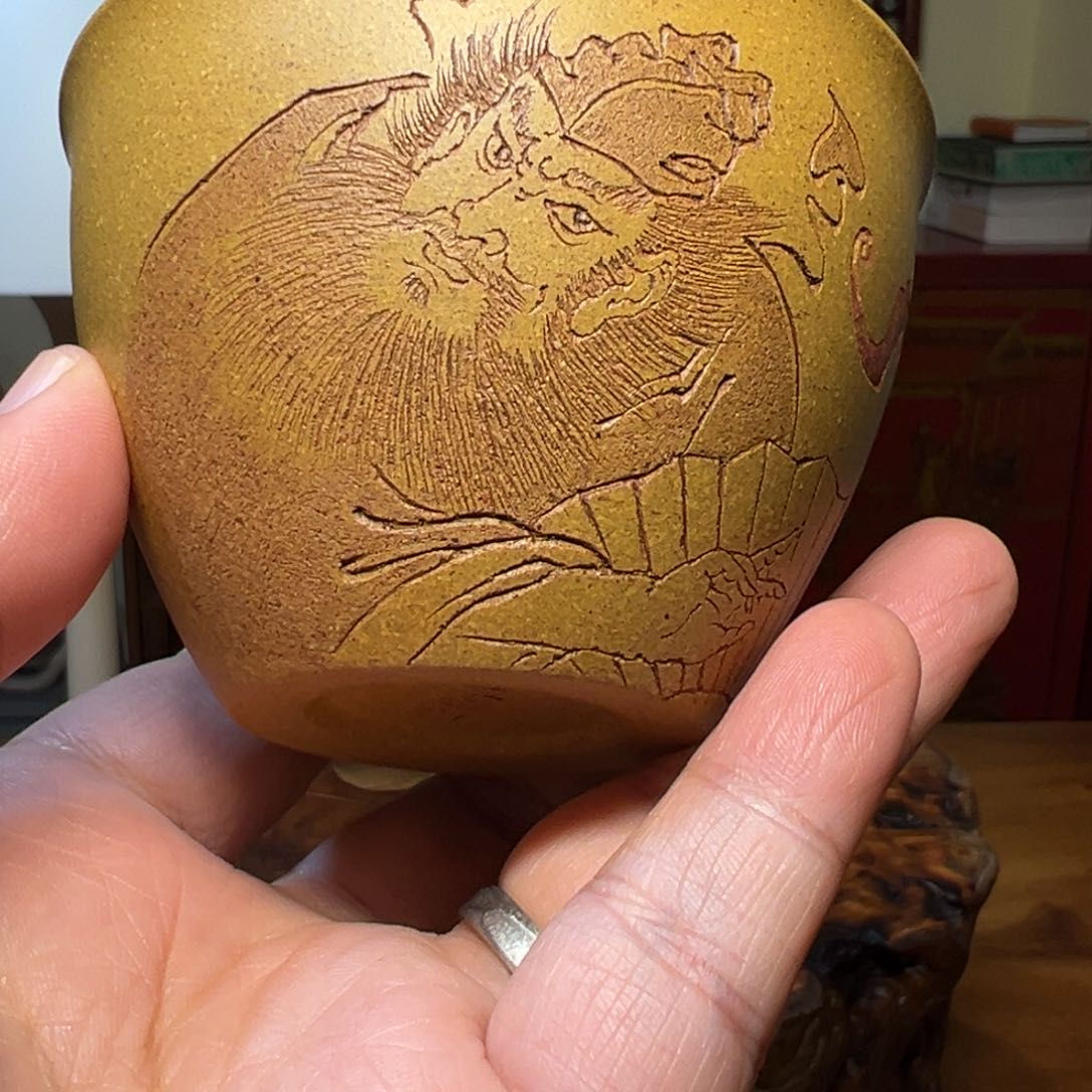 陶往**风文钟馗主人杯
