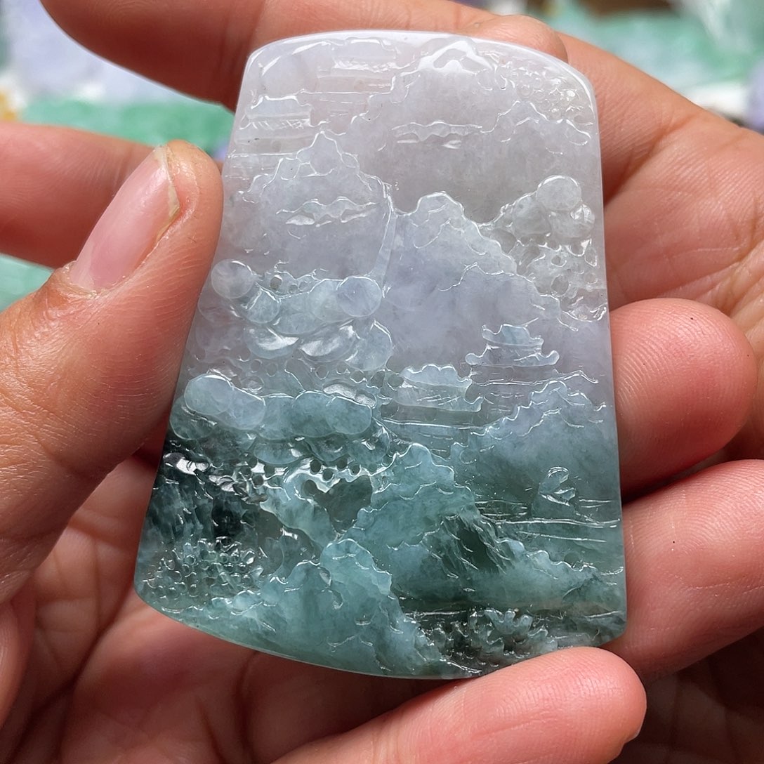 颈饰未镶嵌翡翠翡玉缘翡翠