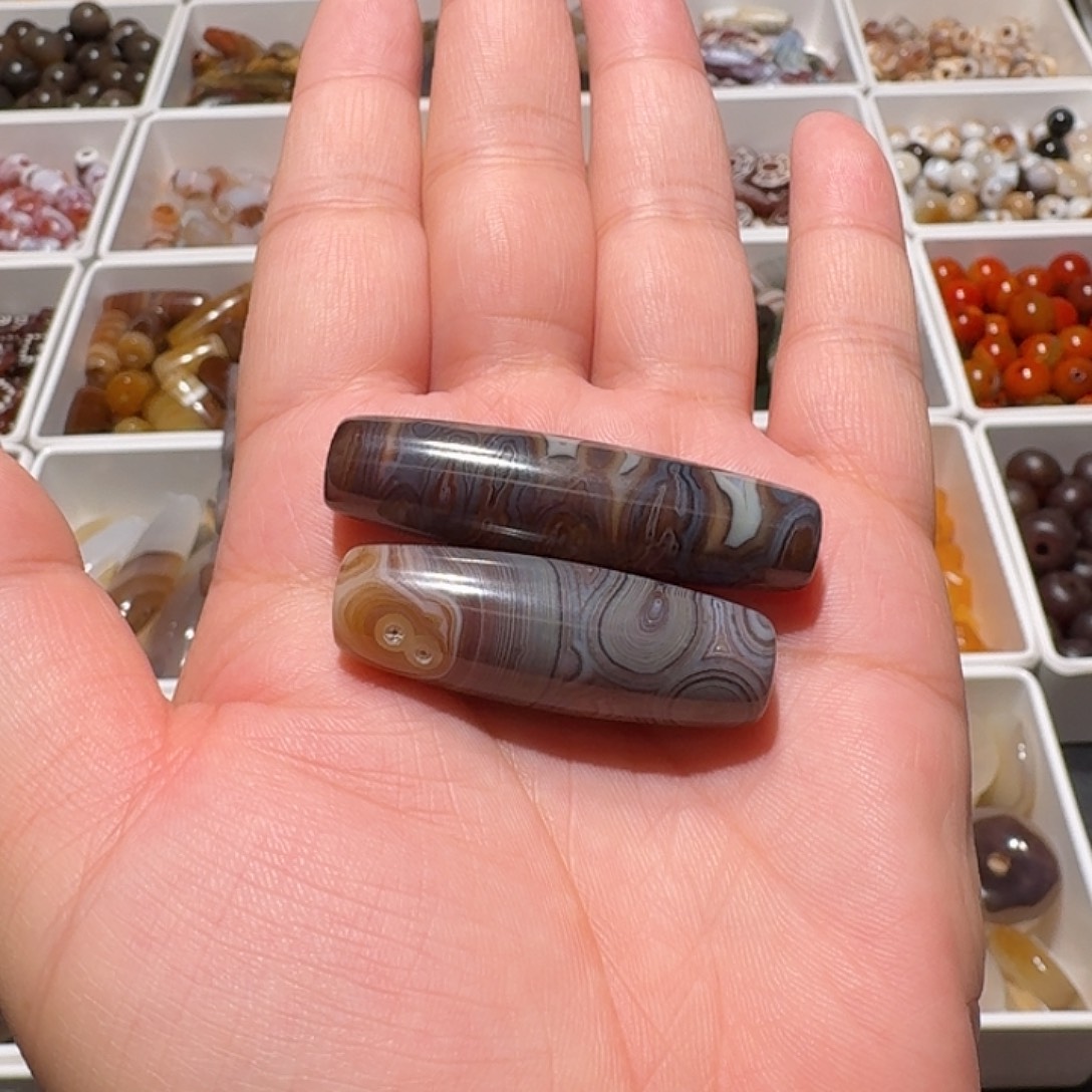 玛瑙/玉髓合金颈饰