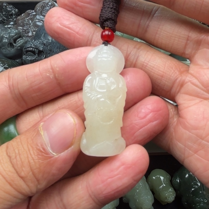 和田玉吊坠未镶嵌佛****！