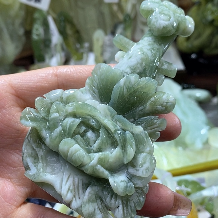 岫玉岫玉手把未镶嵌