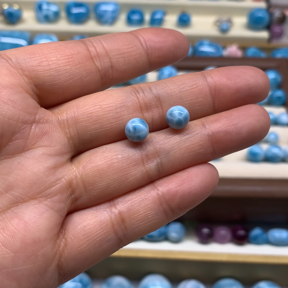 环***界针钠钙石（海纹石）未镶嵌珠宝半成品