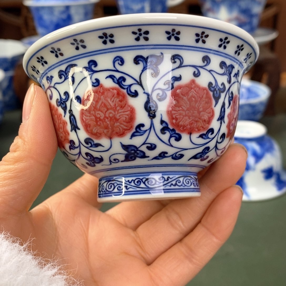 杯景德镇陶瓷手工手绘