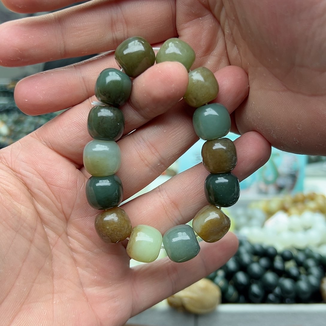 和田玉手链未镶嵌