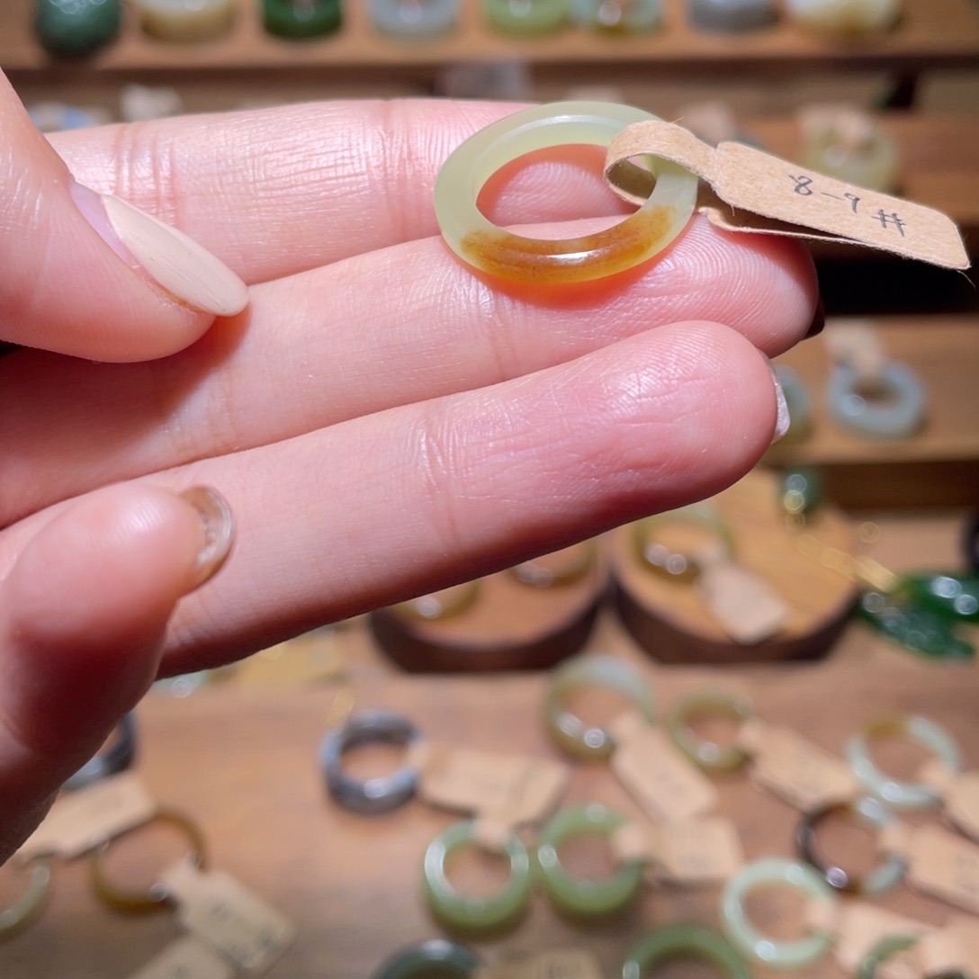 和田玉戒指未镶嵌N**A14.9