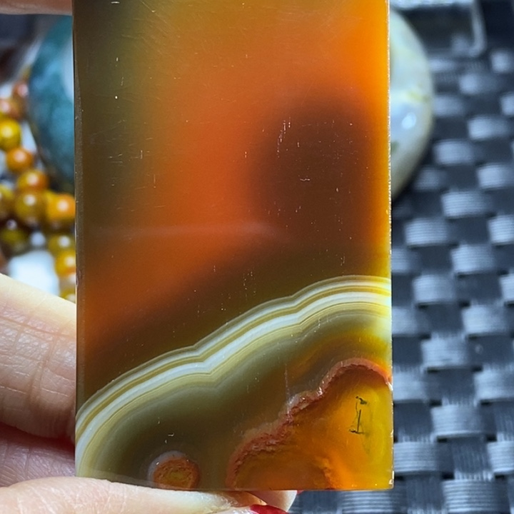 玛瑙/玉髓颈饰足银镀金镶嵌寂**人