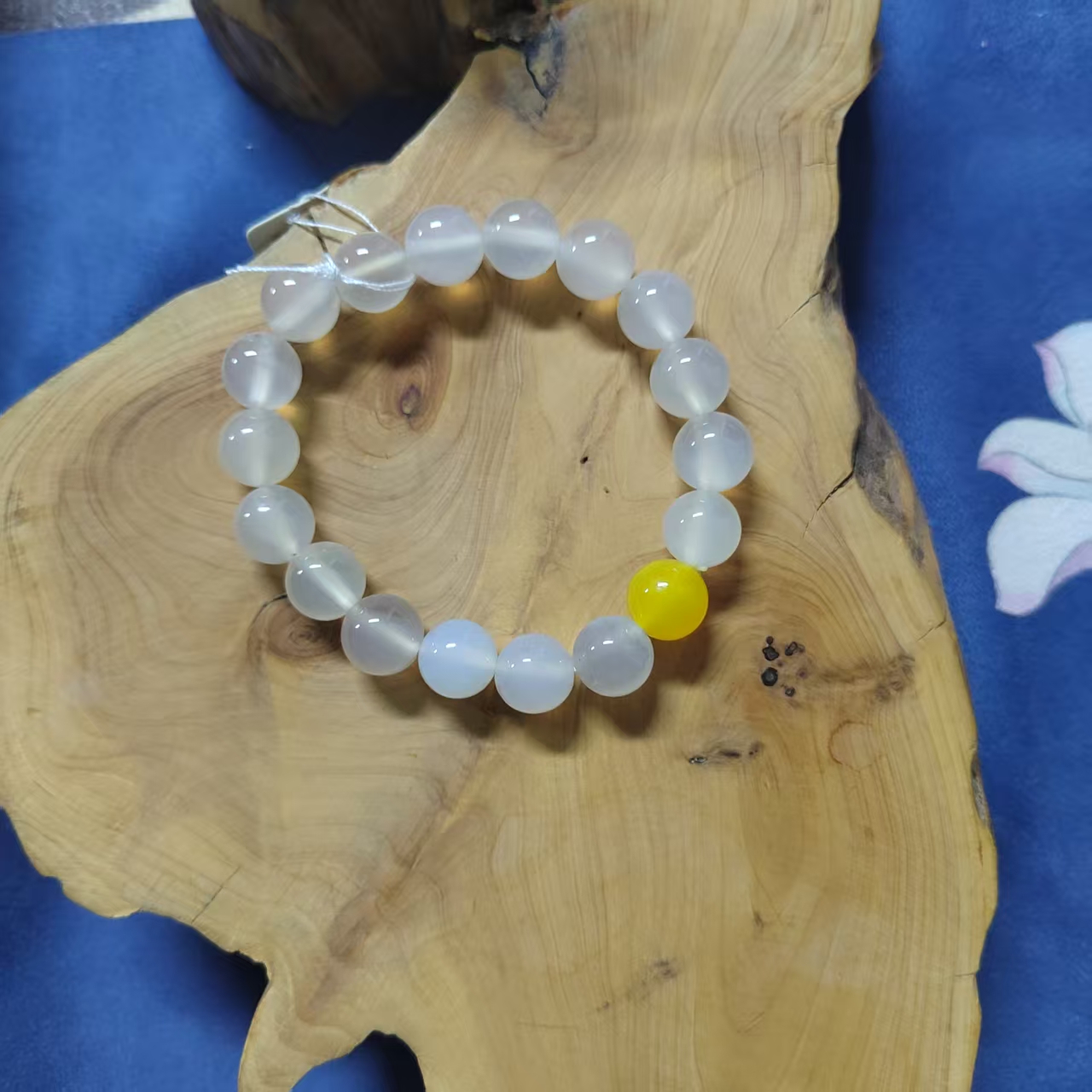 天然玛瑙圆珠手串