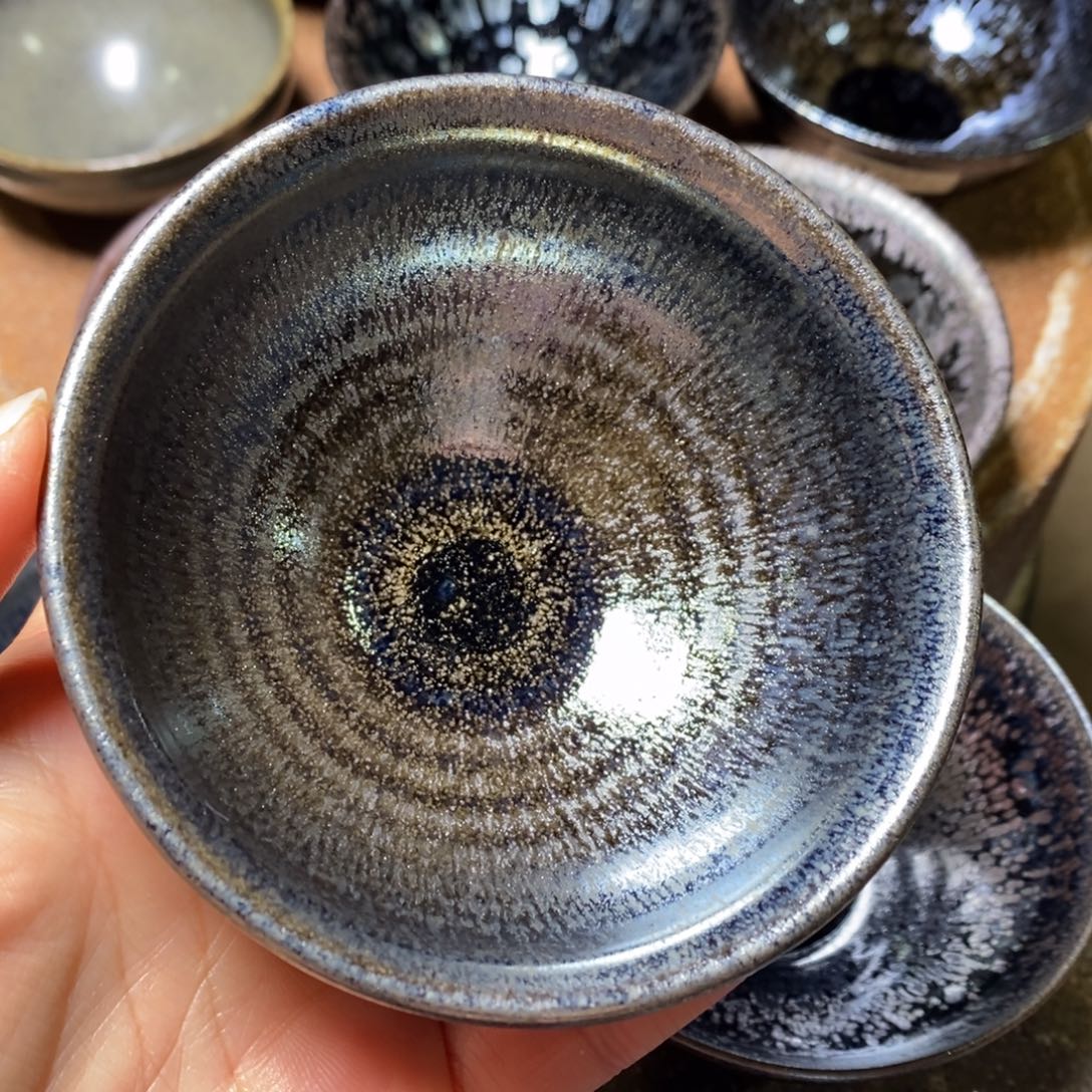 茶盏自然还原柴烧直播间