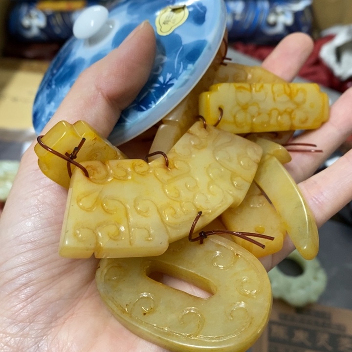 瓷片哈中古工艺品树脂