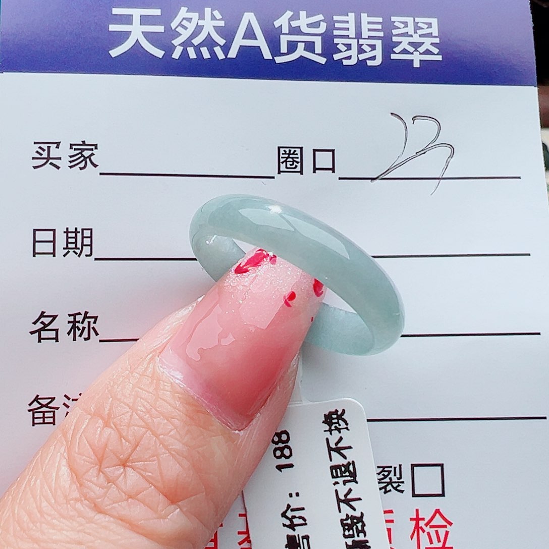 未镶嵌戒指翡翠W****ᰔ戒指