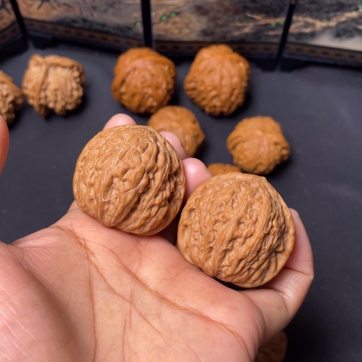 人***年把件文玩核桃36铁锤