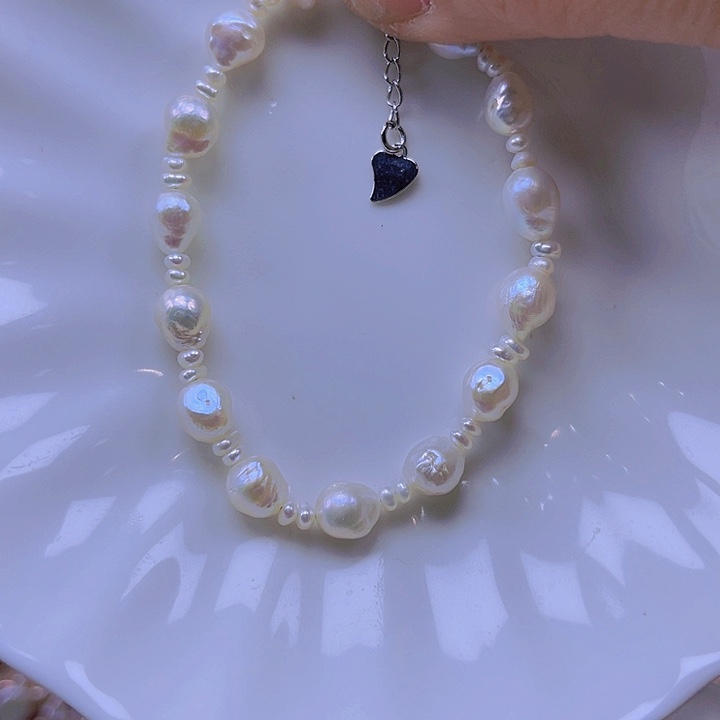 淡水珍珠手绳合金