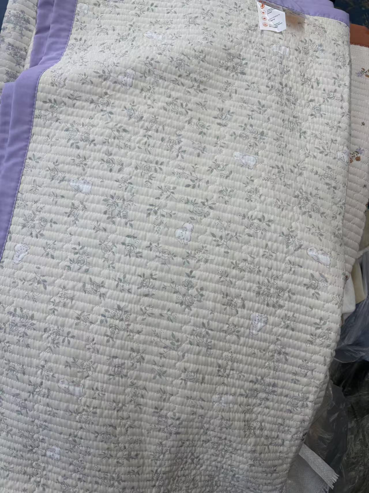 【紫边花兔】200*230加厚舒适亲肤