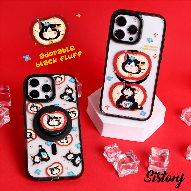 sistory苹果猫咪合集卡通可爱适用iPhone17promax16 15全包手机壳