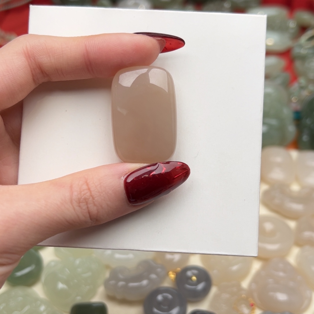 和田玉耳饰未镶嵌往****真