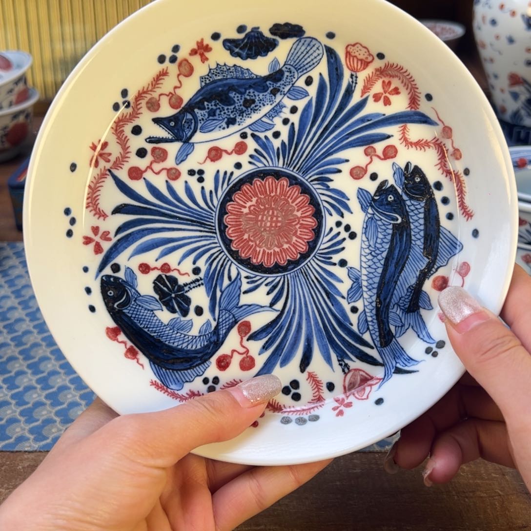 摆件景德镇手工手绘陶瓷