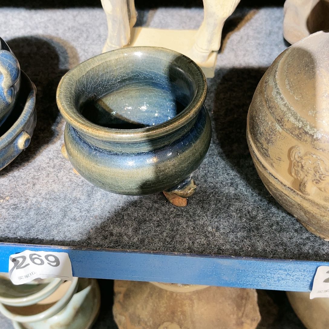 时*家瓦当摆件茶台的一